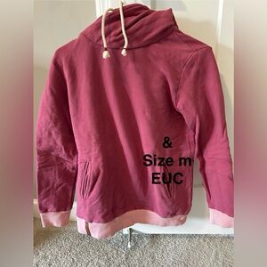 Pink Hoodie with Drawstring